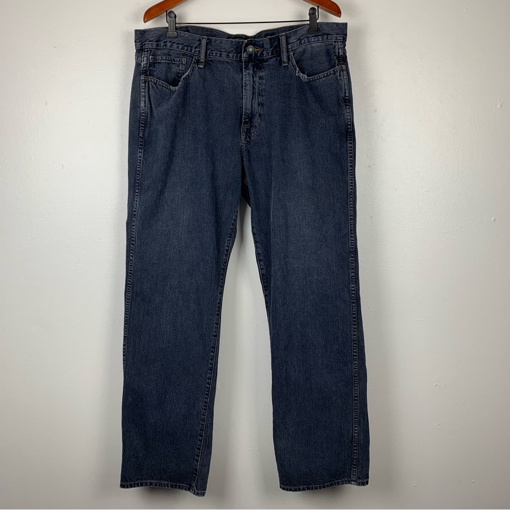 Lucky‎ Brand Jeans Mens 36x32 363 Straight Leg 100% Cotton Fading Distress